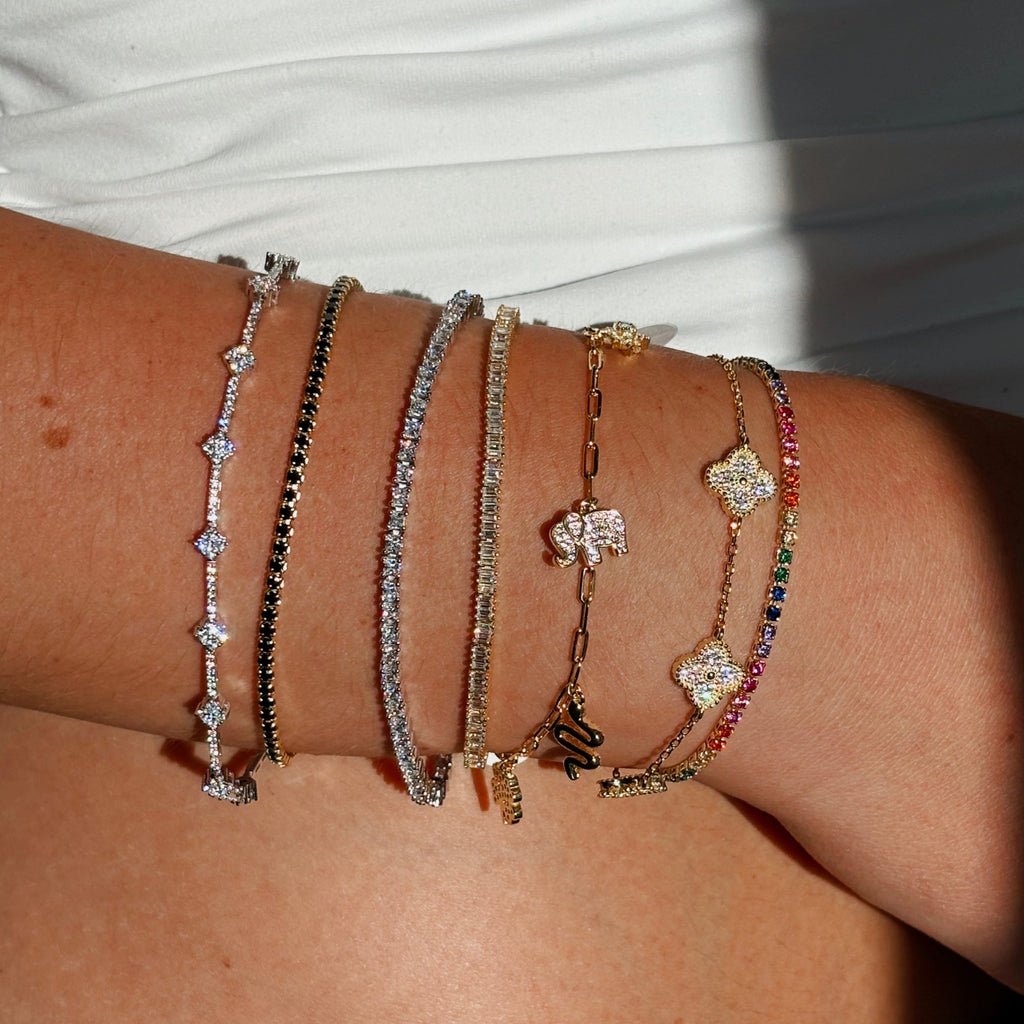 Black CZ tennis Bracelet