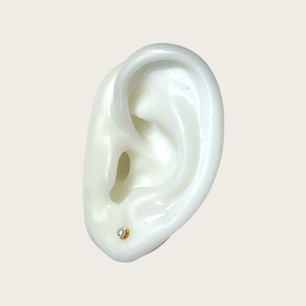 14K Gold Baby Earrings