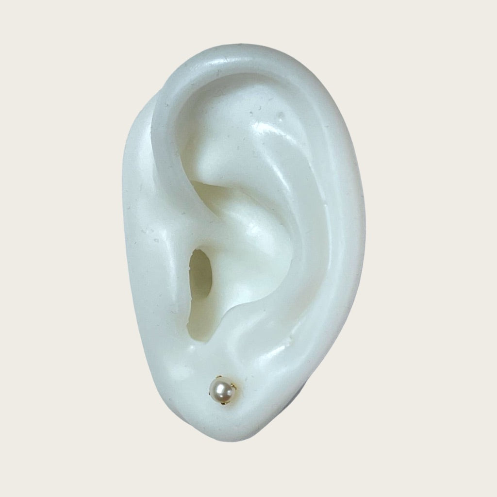 14K Gold Baby Earrings