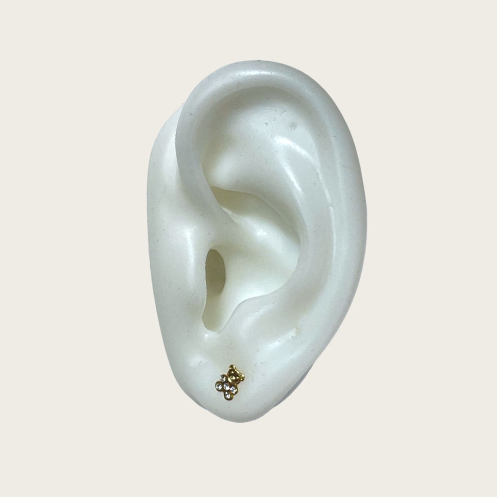 14K Gold Baby Earrings