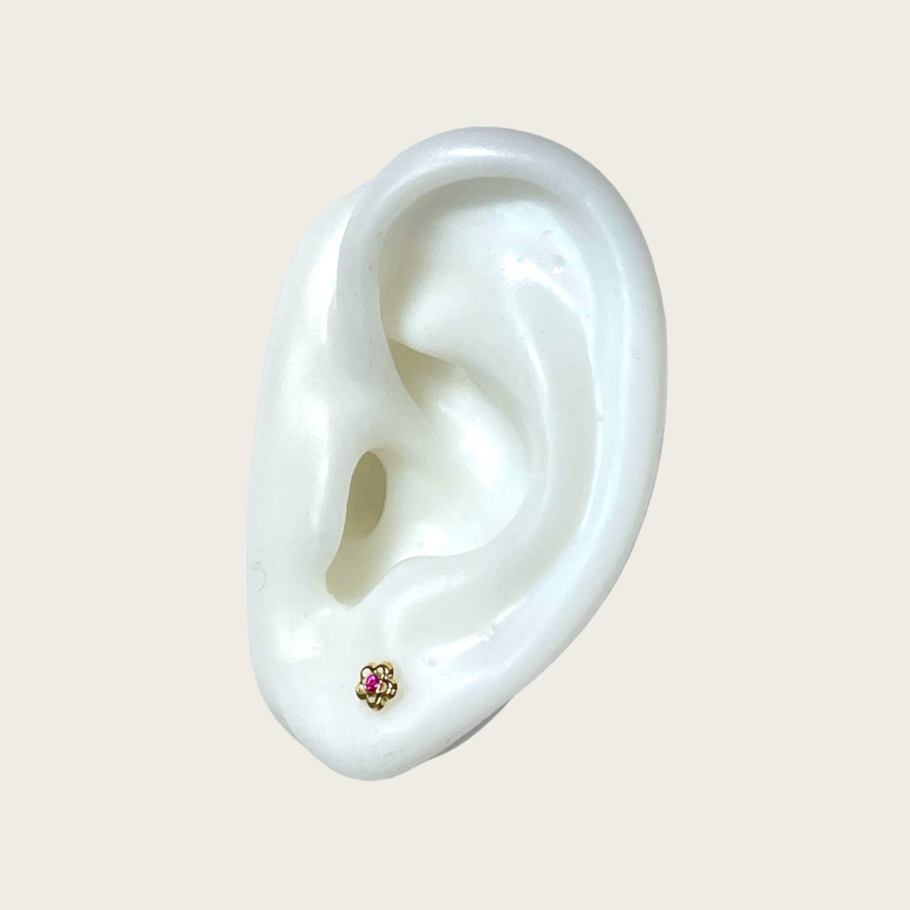 14K Gold Baby Earrings