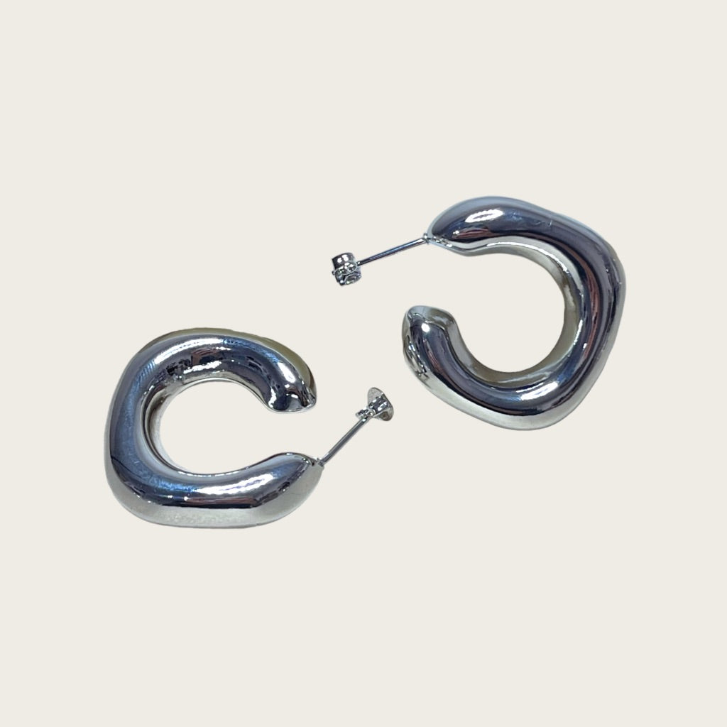 18K Brass Gold Plated Hoops