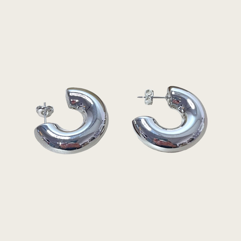 18K Brass Gold Plated Hoops